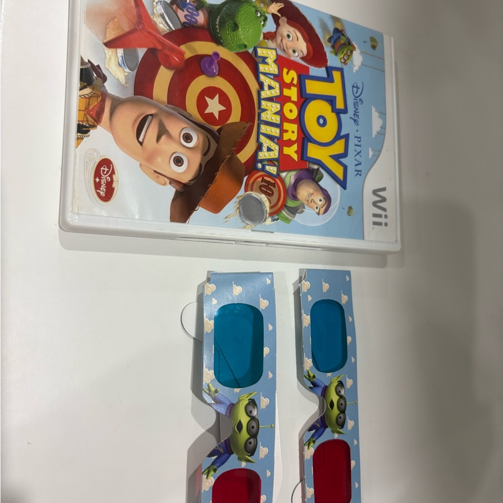 Disney Toy Story Mania Wii Game with 3D Glasses